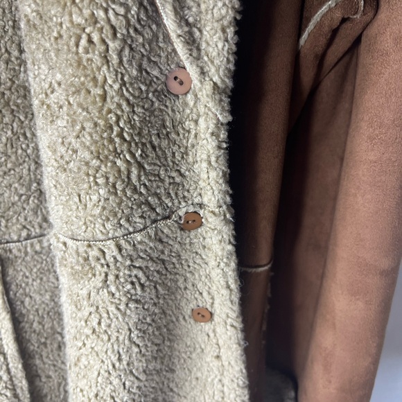 Dana Buchman Faux Suede Shearling Coat - Picture 12 of 13